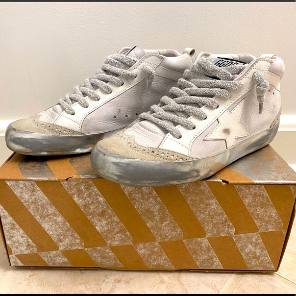 Golden Goose Mid Star Sneakers - Picture 1 of 12